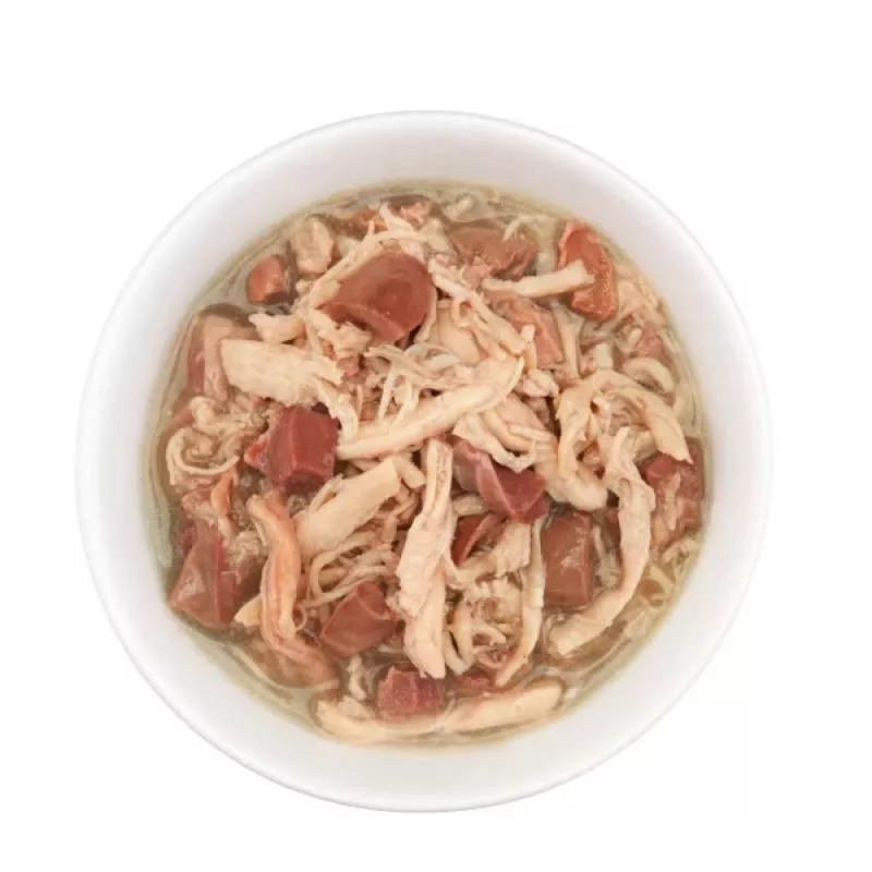 Comida húmeda para gatos Agras Pet Foods Schesir after Dark Complete caldo 80 g — pollo, sin cereales, sin gluten ni soja