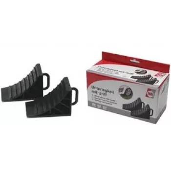 Calzo IWH 019605 plástico negro, robusto y duradero, set de 2 piezas