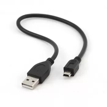 Gembird cable USB 2.0 A a Mini-USB conector macho 0,3 m gris