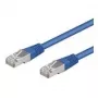 Wentronic Goobay cable de parcheo CAT 5e, F/UTP, azul, 3 m - mezcla de cobre CCA (50160)