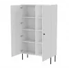 Vitrina Cama Meble PALAZZO BIS 1000×390×1660 mm blanco mate