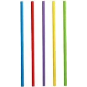 100 PAJITAS PAPSTAR de colores surtidos (88481)