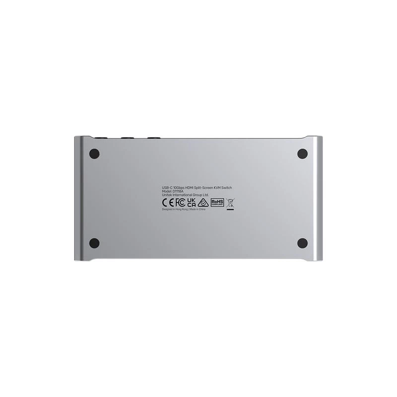 Conmutador KVM Unitek USB-C 10GBPS con HDMI