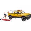 Vehículo de rescate de juguete con figura BRUDER 02506 — plástico ABS, edad recomendada 4+
