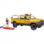 Vehículo de rescate de juguete con figura BRUDER 02506 — plástico ABS, edad recomendada 4+