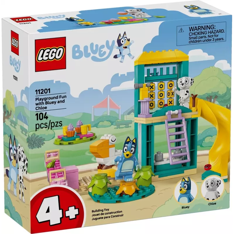 LEGO Bricks Set 11201 Diversión en el parque con Blue y Chloe – minifiguras, escena de juego