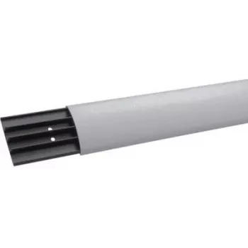 Hager SL1807507030 - canaleta de cables - 2 m - RAL 7030, gris piedra