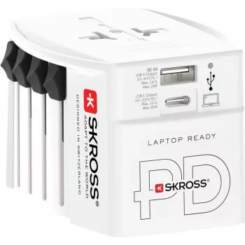 Skross 1302975 Adaptador de viaje MUV AC45PD (1302975)