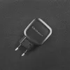 Qoltec 50188 Cargador para dispositivos móviles Portátil, Smartphone, Smartwatch, Tablet, Teléfono, Universal Negro AC, DC Interior