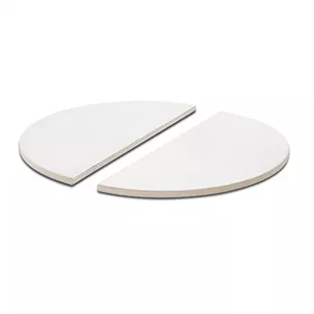 TunaBone | Piedra para pizza media luna, 190 mm para Kamado 23/24 pulgadas
