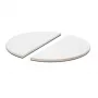TunaBone | Piedra para pizza media luna, 190 mm para Kamado 23/24 pulgadas