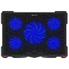 Base refrigeradora Tellur Basic 17, 5 ventiladores, LED, negra