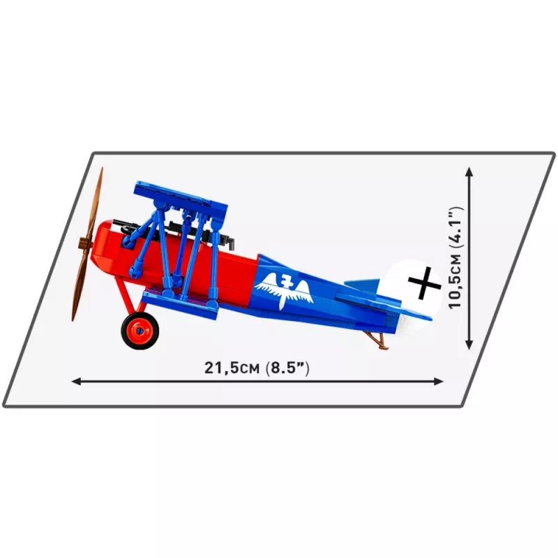 Cobi COBI-2994 Fokker D.VII juego de construcción, Historical Collection, 256 piezas