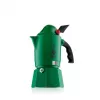 Cafetera moka BIALETTI Moka BREAK ALPINA — 3 tazas, verde, aluminio, asa de baquelita