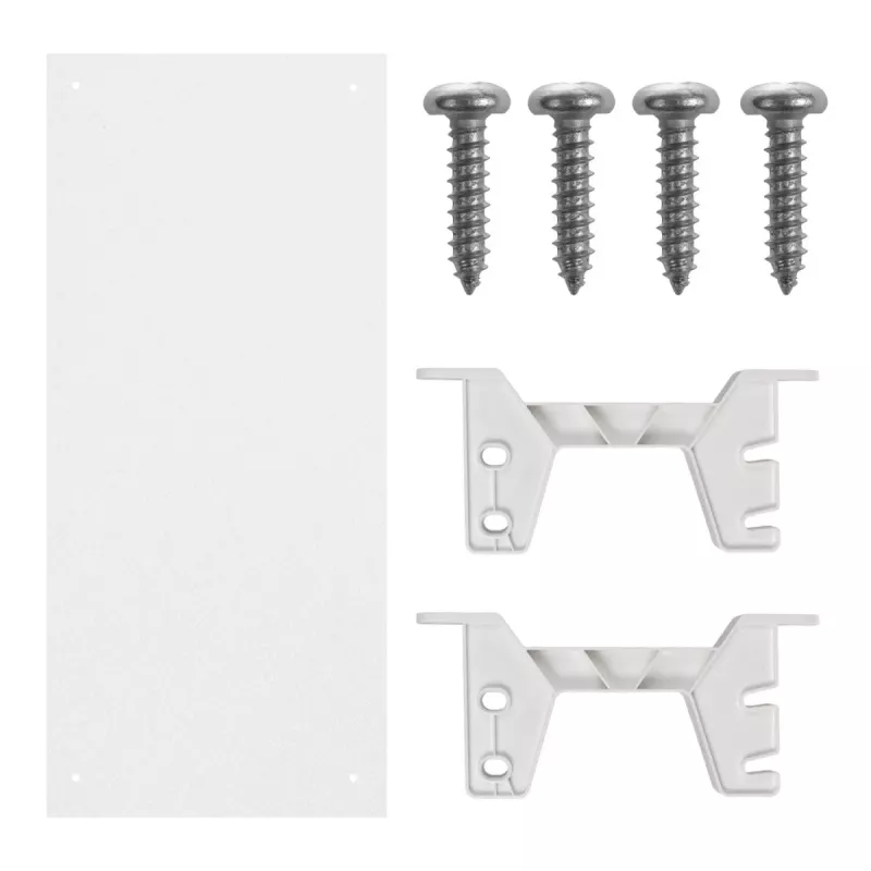 Organizador de cables/regletas bajo escritorio Maclean, carga máx. 5 kg, blanco, MC-106 W