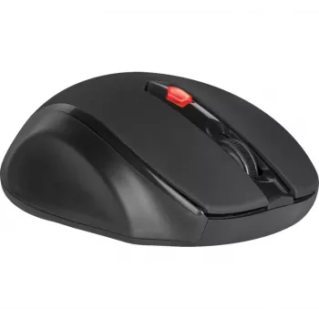 Ratón óptico inalámbrico RF para diestros DEFENDER ULTRA MM-315 — 1600 DPI, 6 botones, receptor USB, negro