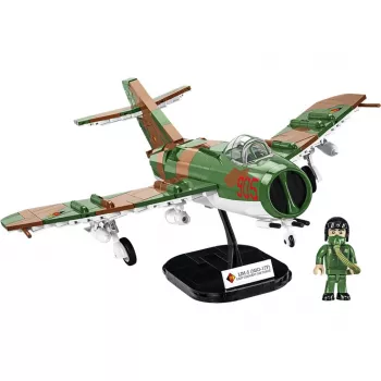 Juguete de construcción Cobi Lim-5 MiG-17F Alemania Oriental Fuerza Aérea modelo 5825, set de construcción