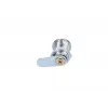 Cerradura de puerta Extralink ROUND LOCK FOR CABINETS, cerradura redonda para armarios, plata