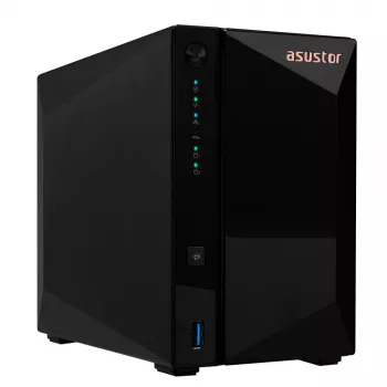 Asustor DRIVESTOR 2 Pro Gen2 AS3302T v2 NAS Realtek RTD1619B 2 GB DDR4 ADM Negro