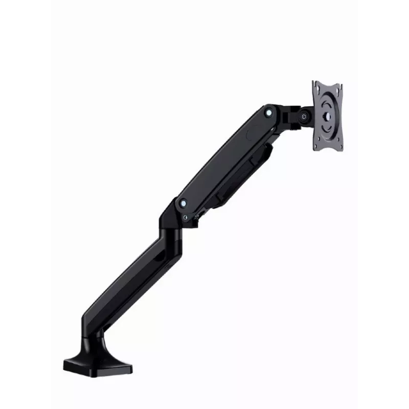 Soporte para monitor GEMBIRD MA-DA1-03 para pantallas de 17–35 pulgadas, 10 kg, VESA 75x75–100x100, pinza de mesa/pasacables de mesa, negro