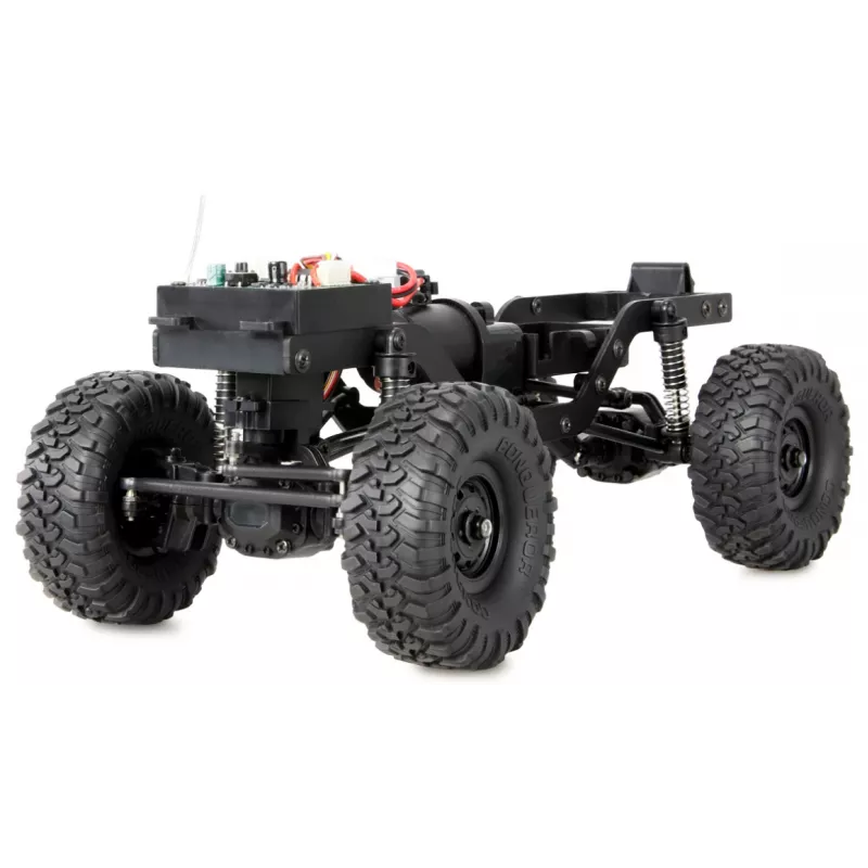 RC Crawler Amewi Mini-D90 4WD 1:16 RTR modelo todoterreno teledirigido, tracción a las cuatro ruedas, escala 1:16