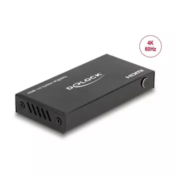 DeLOCK divisor HDMI 1 x HDMI entrada a 2 x HDMI salida 4K 60 Hz