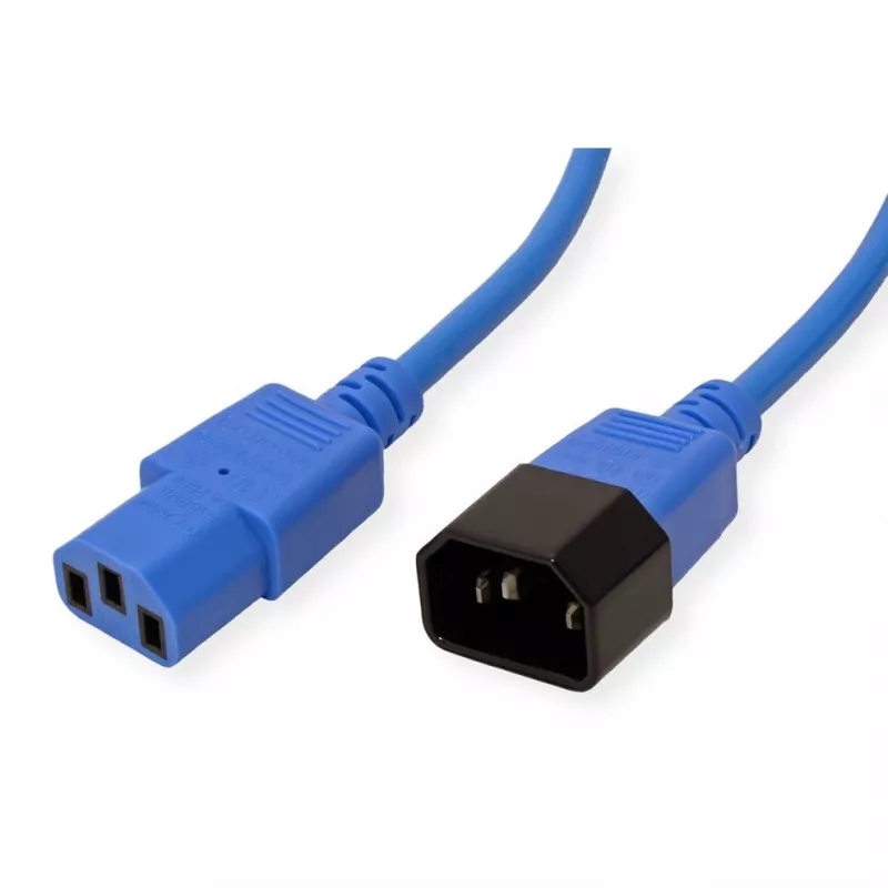 Cable de alimentación ROLINE 19.08.1533 azul 3 m IEC 320 (19.08.1533)