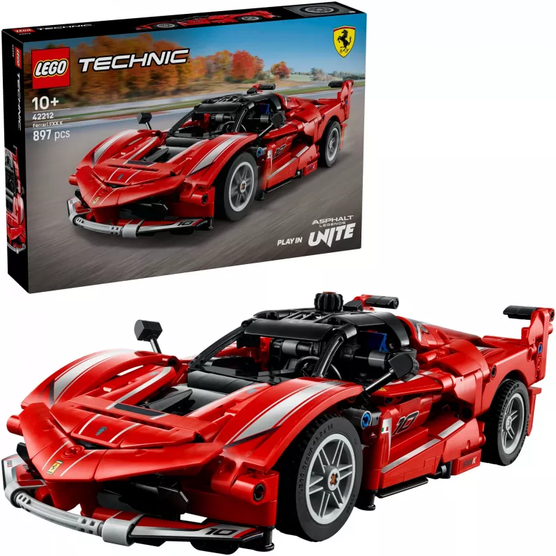 LEGO Technic Ferrari FXX K maqueta a escala 1:10, 897 piezas, a partir de 10 años