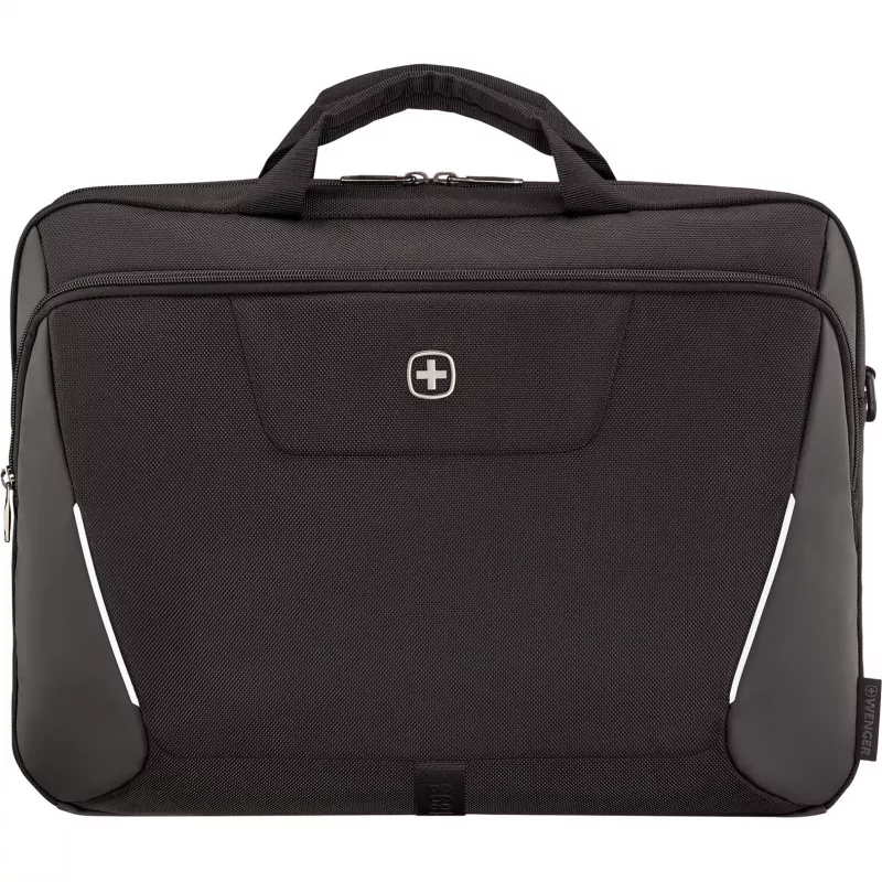 Maletín portátil Wenger XE Brief 17 – compatible con portátiles de 17 pulgadas, compartimento para tablet, negro