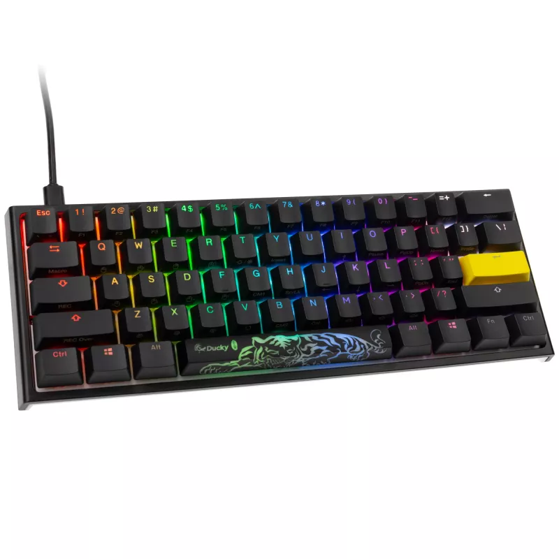 Teclado gaming Ducky One 2 Mini RGB USB US English negro mecánico cableado