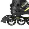 Patines en línea 2IN1 Nils Extreme NH18191 negro/lima talla L (39-43) con patines de hockey intercambiables