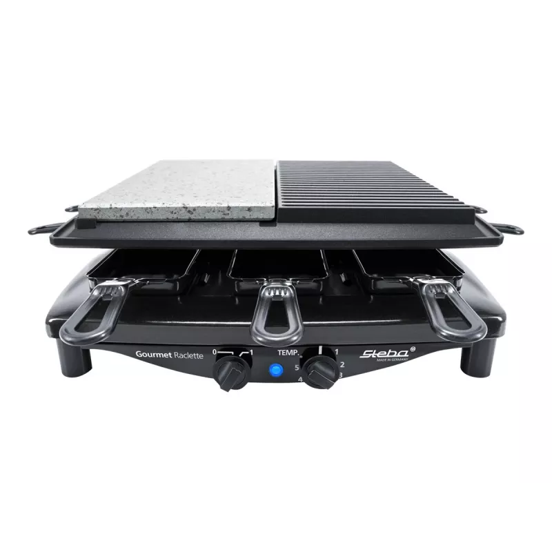 Steba RC 4 Plus Deluxe parrilla raclette, negro