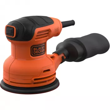 Lijadora orbital Black & Decker BEW210 14000 rpm Negra, Naranja