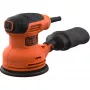 Lijadora orbital Black & Decker BEW210 14000 rpm Negra, Naranja