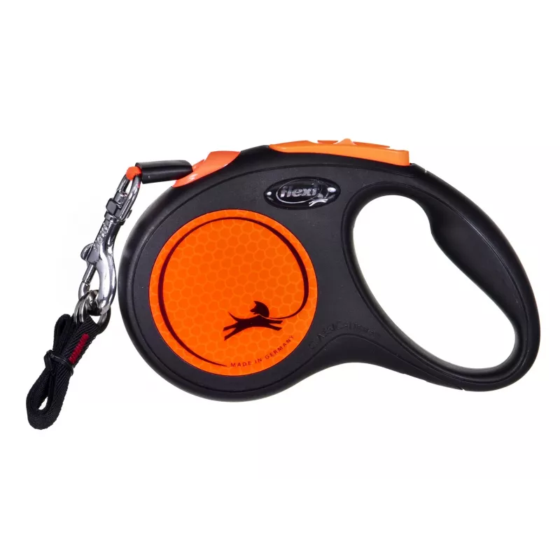 FLEXI Neon S - correa retráctil - 5 m