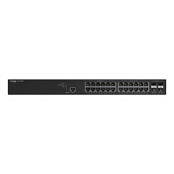 Switch gestionado LANCOM GS-3628XP, 24× puertos 2,5G RJ-45, PoE, L2/L3, montaje en rack 1U