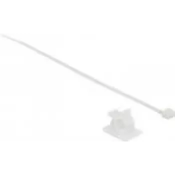 Bridas DeLOCK 18877 nailon blanco 10 uds. 25 mm de longitud 1,05 cm de diámetro