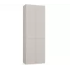 Armario de baño Nel DD 1K cesta color crema puertas largas