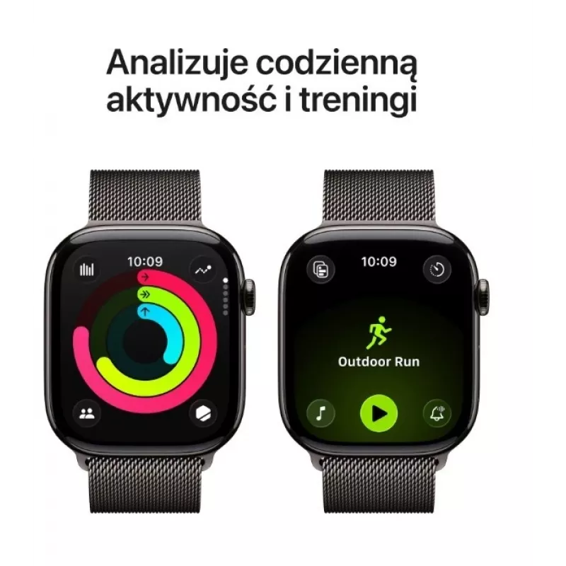 Apple Watch Series 11 GPS + Cellular 46mm caja de titanio Slate con Milanese Loop Slate M/L
