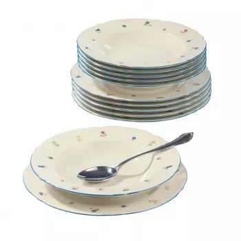 Juego de mesa SELECT Marie-Luise 001.727513 de porcelana para 6 personas, incluye piezas de servir