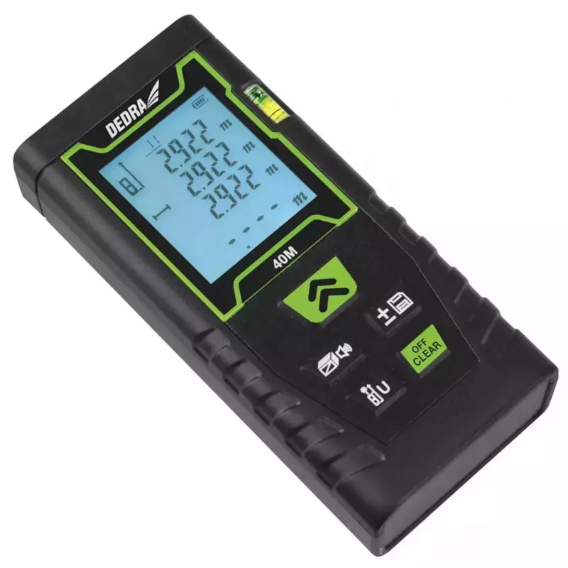 Nivel láser de líneas cruzadas Dedra MC0920 autonivelante, precisión 0,5 mm