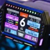 Pantalla de carreras Spectrum SOELPEC XR-5 — pantalla de salpicadero montada en vehículo para telemetría de motorsport y datos de tiempo por vuelta