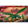 Juguete de construcción LEGO NINJAGO 71829 Dragón del Bosque Verde de Lloyd, 128 piezas, 2 minifiguras, a partir de 6 años
