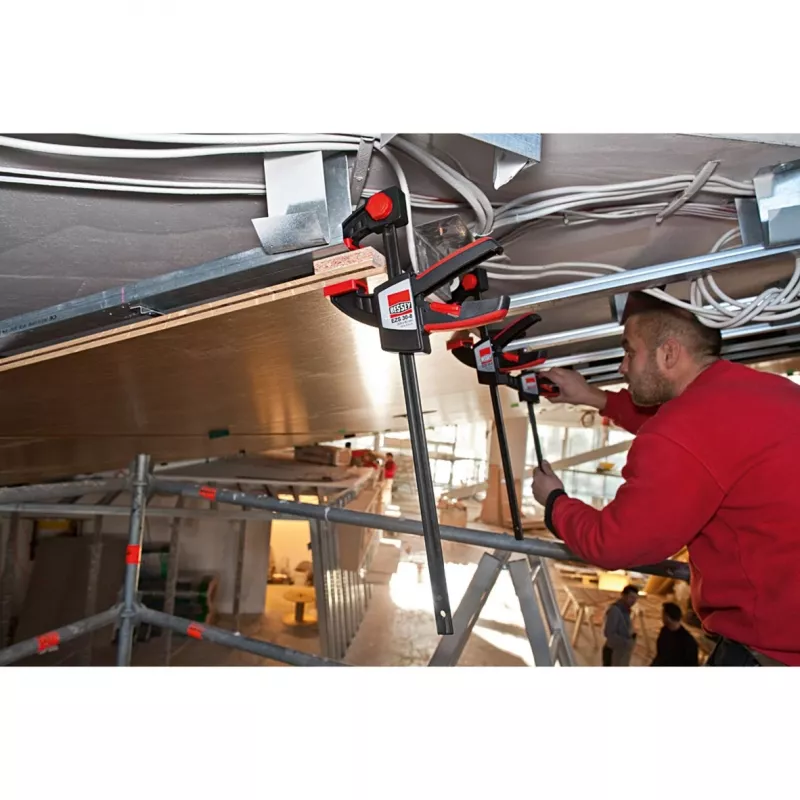 Bessey EZS90-8 - abrazadera en F - Plástico - Metal - 1 ud. - 90 cm