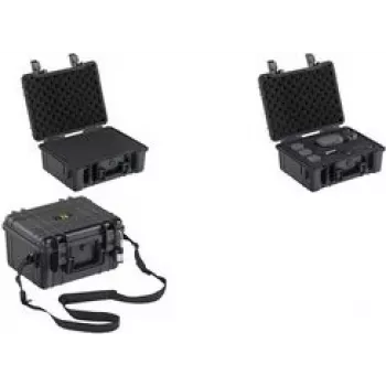 Maletín protector universal allit DinoPlus Outdoor F 18 — polipropileno resistente a los impactos, negro