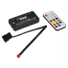 Akyga AK-CA-73 controlador de ventiladores RGB con mando a distancia, 12 conexiones (10 ventiladores + 2 tiras LED), alimentación Molex
