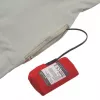 Blusa Glovii GJ1GL cuello redondo manga larga gris elastano poliéster