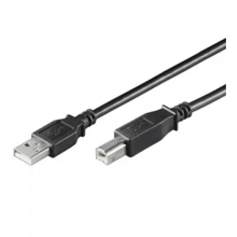 Cable de extensión USB 2.0 Hi-Speed Wentronic Goobay, negro, 1,8 m - conector macho USB 2.0 (Type-A) > conector hembra USB 2.0 (Type-A) (68903)