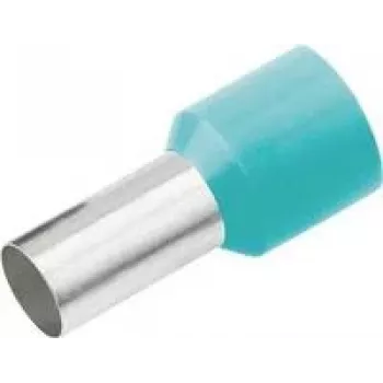 Cimco 187205 terminal tubular 0,34 mm² parcialmente aislado turquesa 100 uds. (187205)