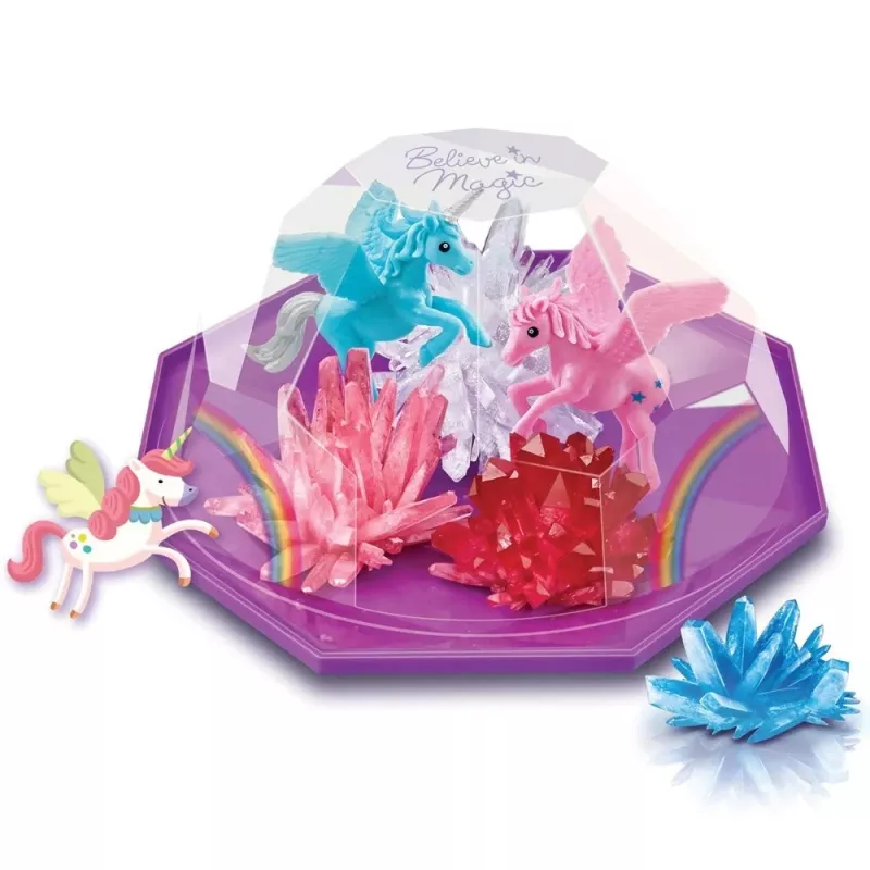 Set de árbol de cristal 4M 4M-03928 — juguete científico geológico para niños, rosa, a partir de 8 años